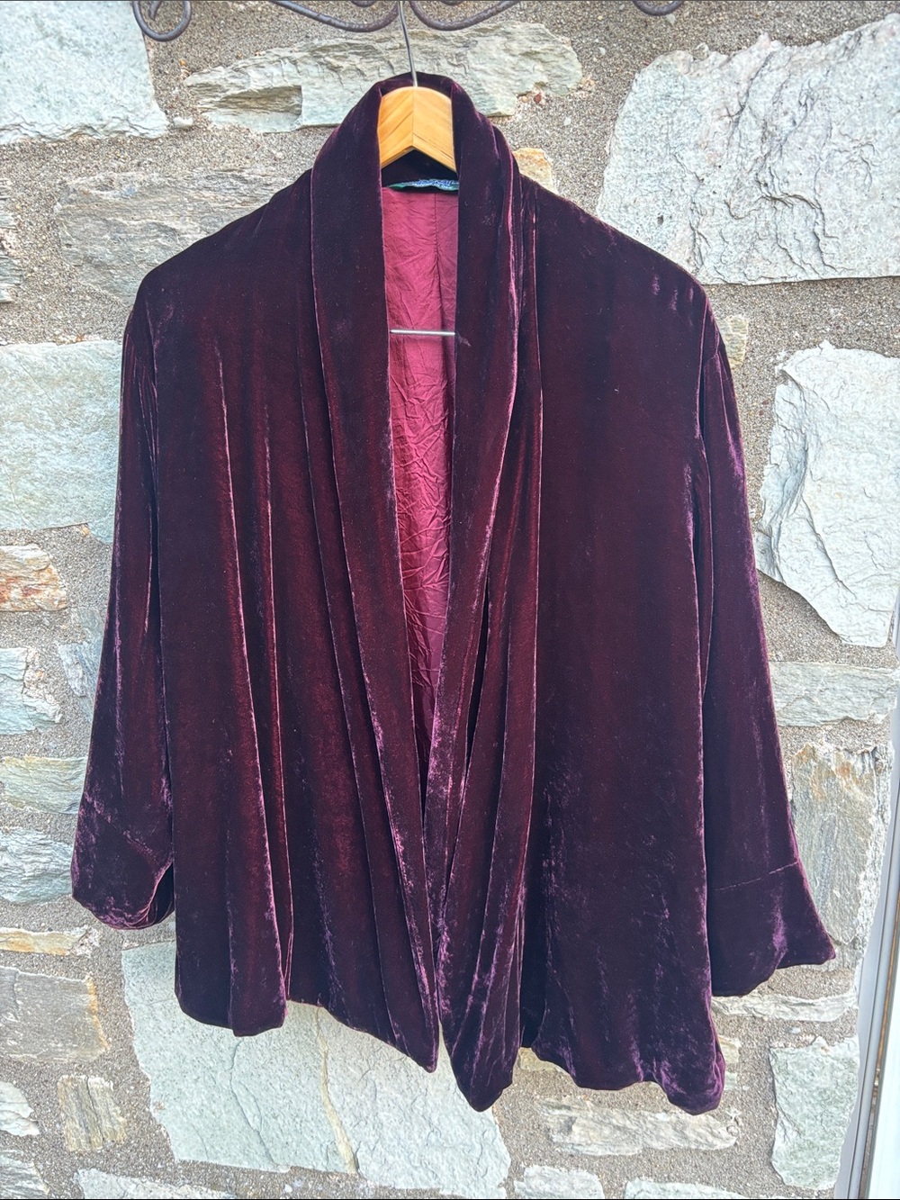 Laura Ashley Velour Swing Jacket